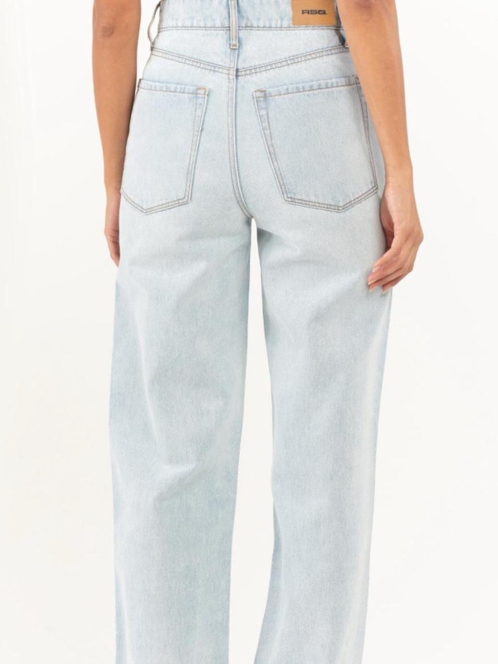 RSQ Straight Leg Jeans in Light Blue